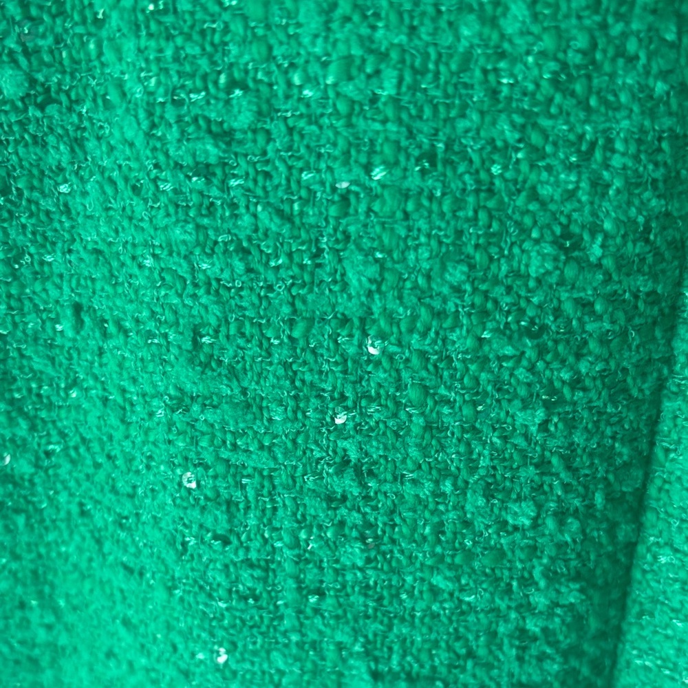 Kate Spade Vibrant Green Tweed Blazer. Perfect for St Patrick’s Party! - Picture 8 of 9
